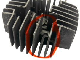 70ccm Hohe Verdichtung Zylinderkopf AM (45mm) Puch Maxi