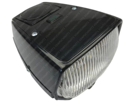 Headlight Sqaure 115mm Black Puch Maxi