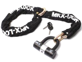 Chainlock + U-lock with separate Ring 120cm ART 4 Stars MKX