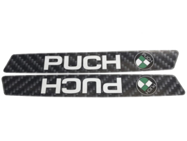 Tank transfer sticker set carbon (Puch Maxi S/N)