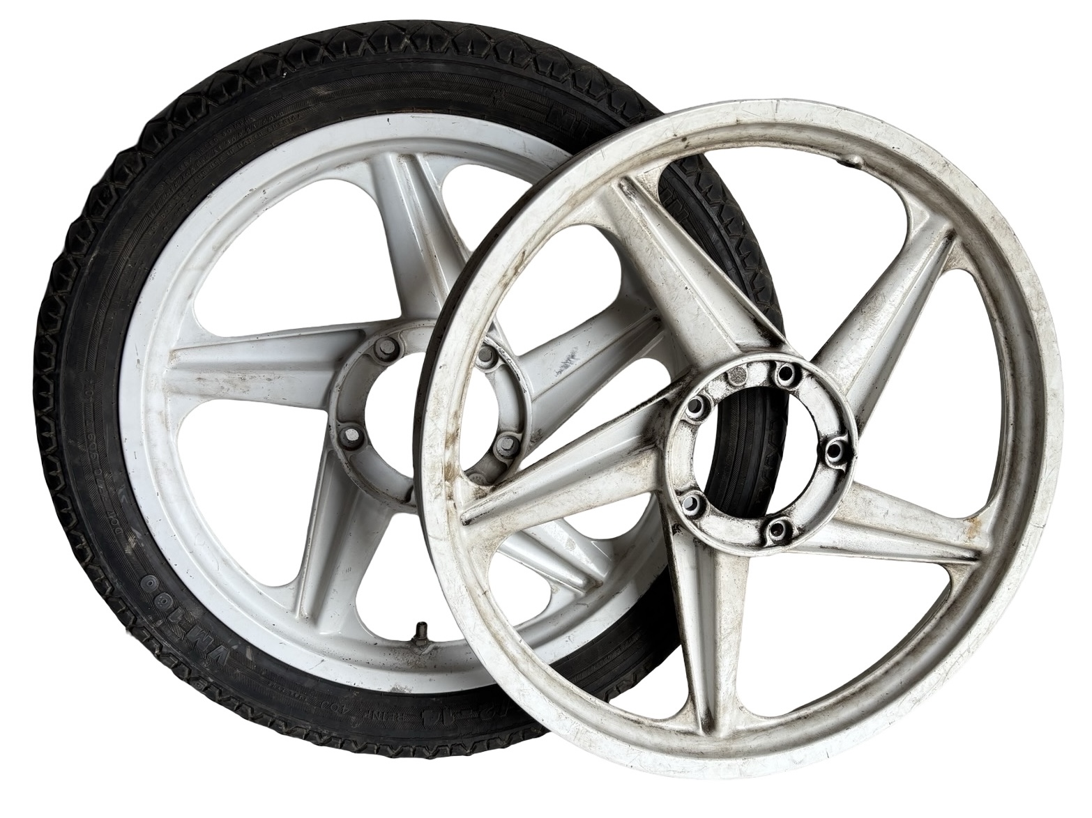 Velgen set 16 x 1.35 / 14 x 1.50 Puch Maxi Radical