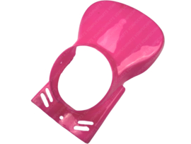 Scheinwerferverkleidung Kunststoff Rund Neon Rosa Fast Arrow Universal / Puch Maxi