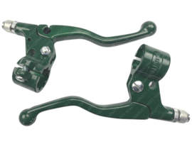 Brake lever set Short Moss Green Metal! Lusito M84 22mm Universal