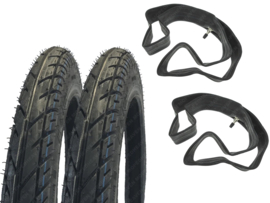 17 inch 2.50 Kenda K208 semislick banden set