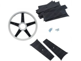 Velg Kapjes set 17 Inch Grimeca 10-Delig Zwart Puch Maxi