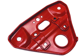 Gabelbrücke Gabel Pulverbeschichtet Rot (RAL 3020) Original! Puch Maxi S