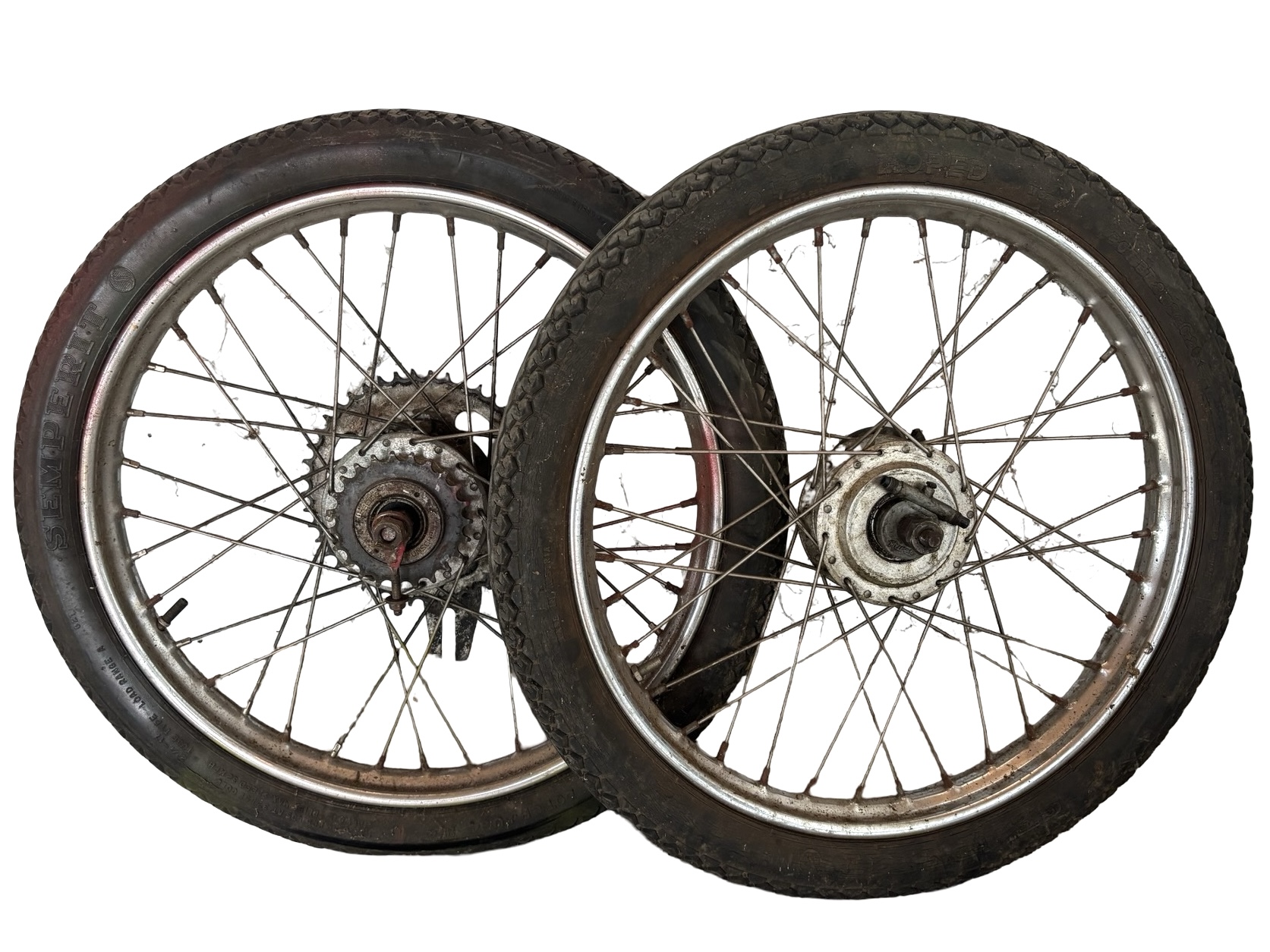17 Inch spaakwiel set Origineel! Puch Maxi