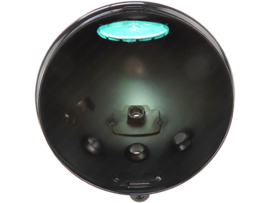 Eierlampe Scheinwerfer Gehause Schwarz (Mittige Befestigung)