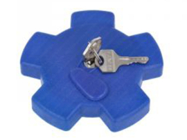 Tankdop Blauw 38mm Bajonet - Slot Puch Monza