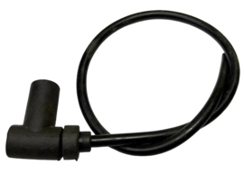 Zündkerzenstecker + Kabel Schwarz Dicke Modell 7mm x 50cm Universal