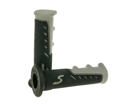 Handle grip set 22mm - 24mm 125mm Black / Grey Sport Universal