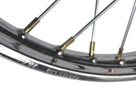 Spaakvelg set 17 Inch 1.20 Smal Chroom - Gepolijst Puch Maxi