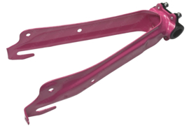 Achterbrug Gepoedercoat Roze (RAL 4010) Compleet Origineel! Puch Maxi S