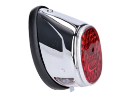 Taillight classic chrome Puch DS/MS/MV/VS/Maxi S/N