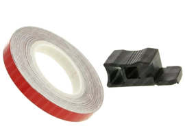 Wheel Tape Sticker 7mm - 6 Meter Red Universal