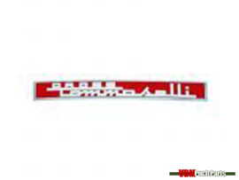 Sticker red 86mm x 10mm Tommaselli Cross