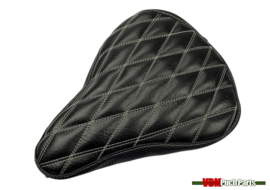 Cover saddle black diamond white stripes Puch Maxi