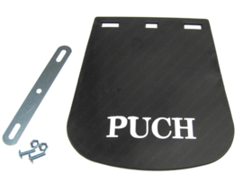 Schmützfanger Schutzblech Klein 145mm x 165mm Schwarz - Puch Aufdruck Universal
