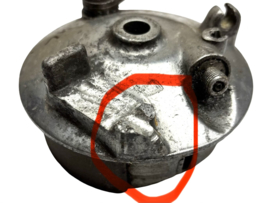 Bremsankerplatte Radnabe Vorne Tomos 4L / ATX / APN6