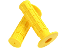 Handle grips set 22mm - 24mm 115mm Yellow Cross model Universal