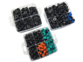 Assortiment set bevestigingsplugs 635-Delig
