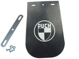 Schmützfanger Schutzblech Groß 160mm x 240mm Schwarz - Puch Logo Universal
