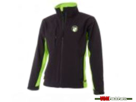 Paddock jack softshell zwart/groen