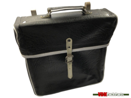 Luggage carrier bag black/white 30x30x10cm