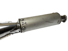 Auspuff Bullit Chrom - Aluminium 28mm Puch Maxi