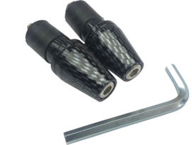Stuurdempers ovaal carbon