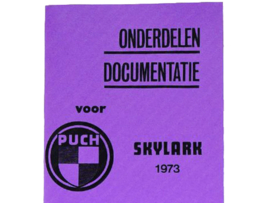 Onderdelen Documentatie Boek A5 Nederlands Puch M50 Racing Skylark 1973