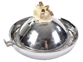 Koplamp Rond Chroom Vlak Model 140mm Puch M50 / VZ50