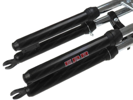 EBR Voorvork kort dubbele veerpoot 56cm (Zwart)