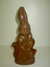Mama konijn met kind 26 cm