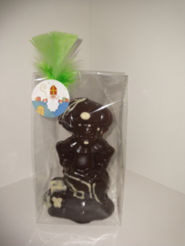 Zwarte piet met pakjes 18 cm ingekleurd