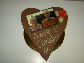 Hart in chocolade