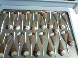 IJslolly in melkchocolade - per stuk