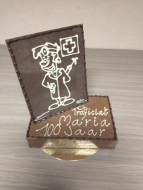 Tekening op chocolade