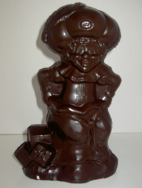 Zwarte piet  met pakjes 25 cm effen
