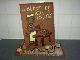 Tekening op chocolade