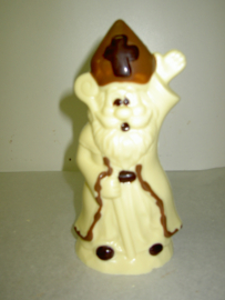 Zwaaiende Sint 18 cm ingekleurd