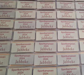 Chocolade tablet , tekst/afbeelding naar keuze