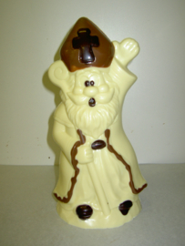Zwaaiende Sint 25 cm ingekleurd