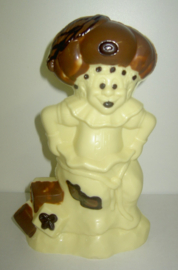 Zwarte piet met pakjes 25 cm ingekleurd