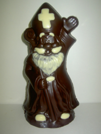Zwaaiende Sint 25 cm ingekleurd