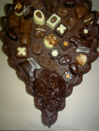 Hart in chocolade