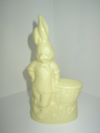 Konijn met mand 19 cm