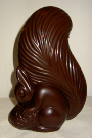 Eekhoorn groot effen chocolade