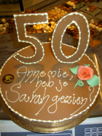 Cijfers in chocolade