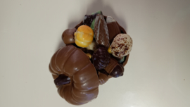 Opgevulde pompoen met pralines